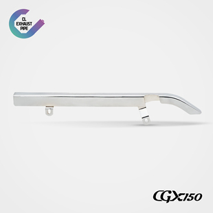 适用本田CGX150复古摩托车链条盖板防护罩不锈钢轻量化电镀改装