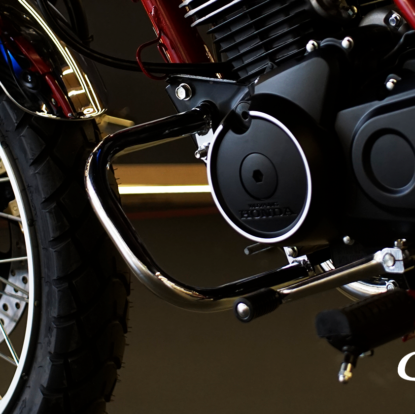 适用本田CGX150 复古摩托车护杠 发动机防护杆 防摔保险杠