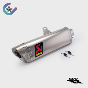 适用张雪500RR摩托车排气管尾段专车专用不锈钢浑厚声浪无损安装