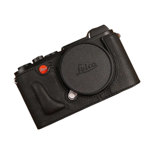 徕卡CL皮套相机包保护套半套原装 包底坐配件真皮包头层牛皮黑色