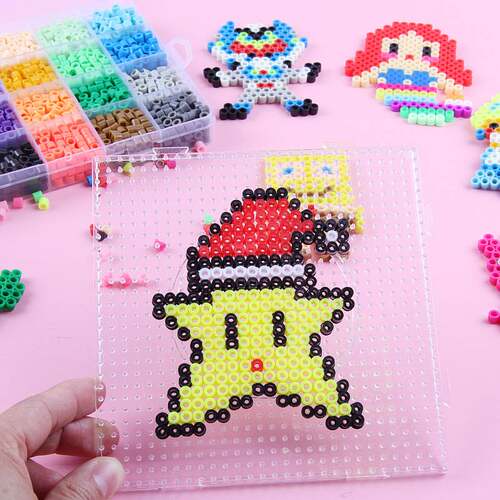 Pony Beads Diy Bracelet Making Kit For Girls Craft Gift Set