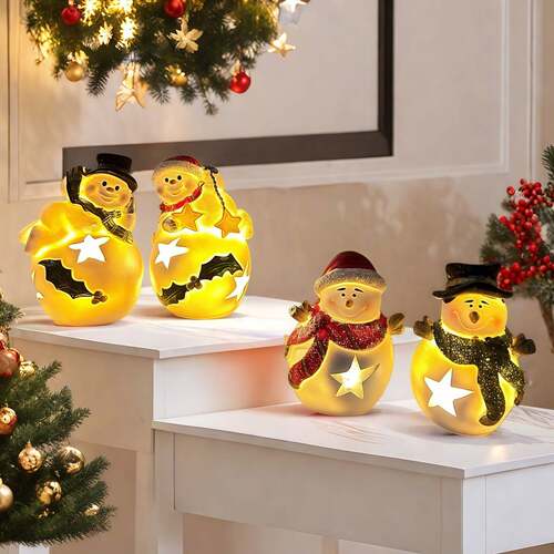 Hot Selling Christmas Snowman Night Light, Cute Decor