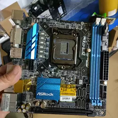 议价华擎 Z97E- iTX 板，现拆无拆无修，配原装挡板成色