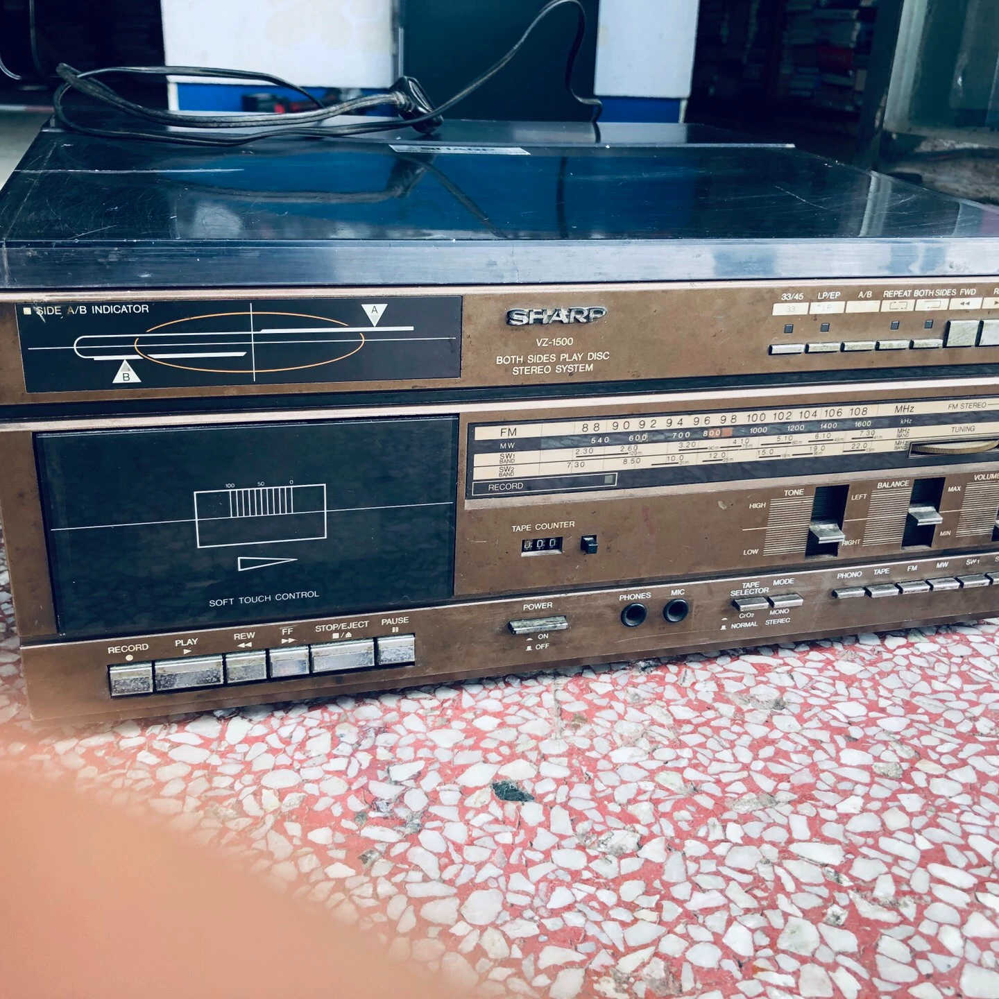 售前询价适用夏普Vz一1500三用唱机卡座音机议价