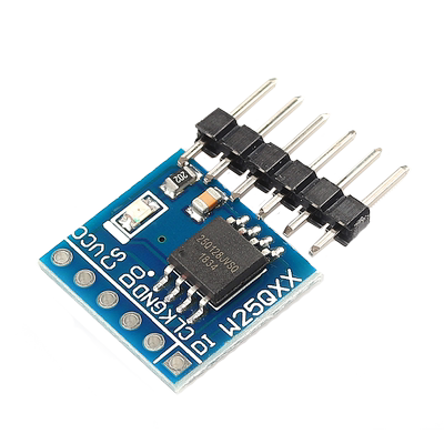 W25Q128 128Mbit 16MByte 大容量FLASH储存模块 SPI接口 储存