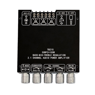 TB21S 2.1声道蓝牙音频功放板模块 重低音炮 中音 高音TPA3116