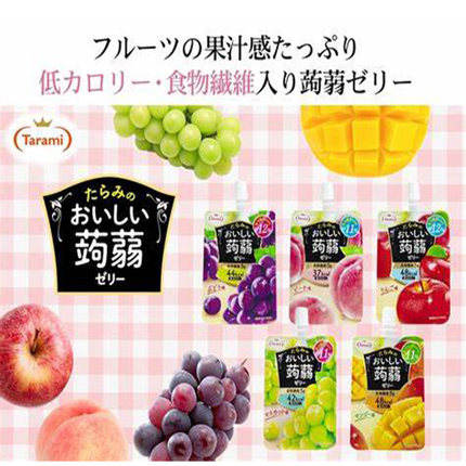 Tarami多拉米果味吸吸果冻150g日本进口 满3袋多省包邮