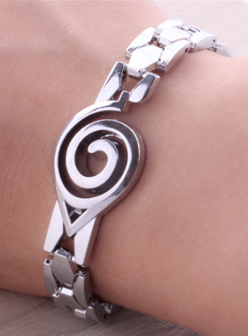 亚马逊ebay 动漫周边 新款火影忍者标志合金手链 手镯