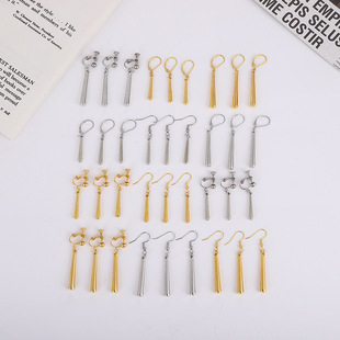 动漫周边索隆耳钉耳坠长条水滴耳环男海贼王同款时尚潮个性耳夹女