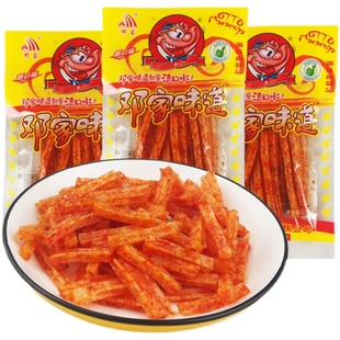 邓家味道辣条流口水小面筋湖南风味60包儿时怀旧休闲麻辣棒零食品