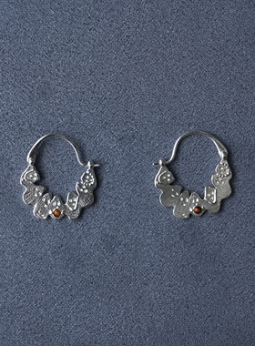 SALE E PEPE胡椒盐·纯银暗夜派对耳环