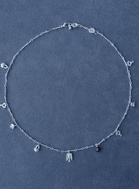 SALE E PEPE 胡椒盐 纯银小鸟风铃项链