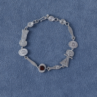 胡椒盐 PEPE 纯银欢游手链 SALE