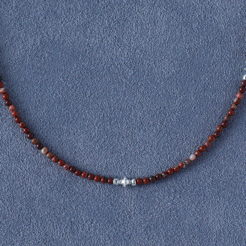 【周雨彤同款】SALE E PEPE 胡椒盐 彩虹石纯银串珠项链