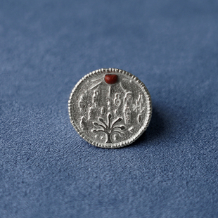 SALE E PEPE胡椒盐 纯银红石大庆典戒指