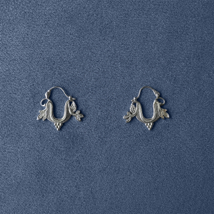 SALE PEPE胡椒盐·纯银藤蔓耳环