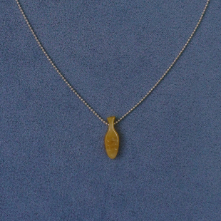 SALE PEPE胡椒盐·纯银黄玉酒瓶吊坠项链