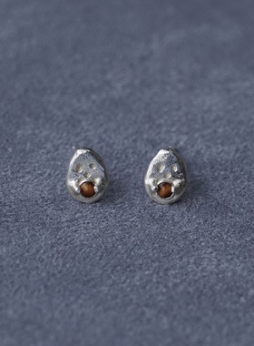 【欧阳娜娜同款】SALE E PEPE胡椒盐·纯银硬糖小精灵耳钉