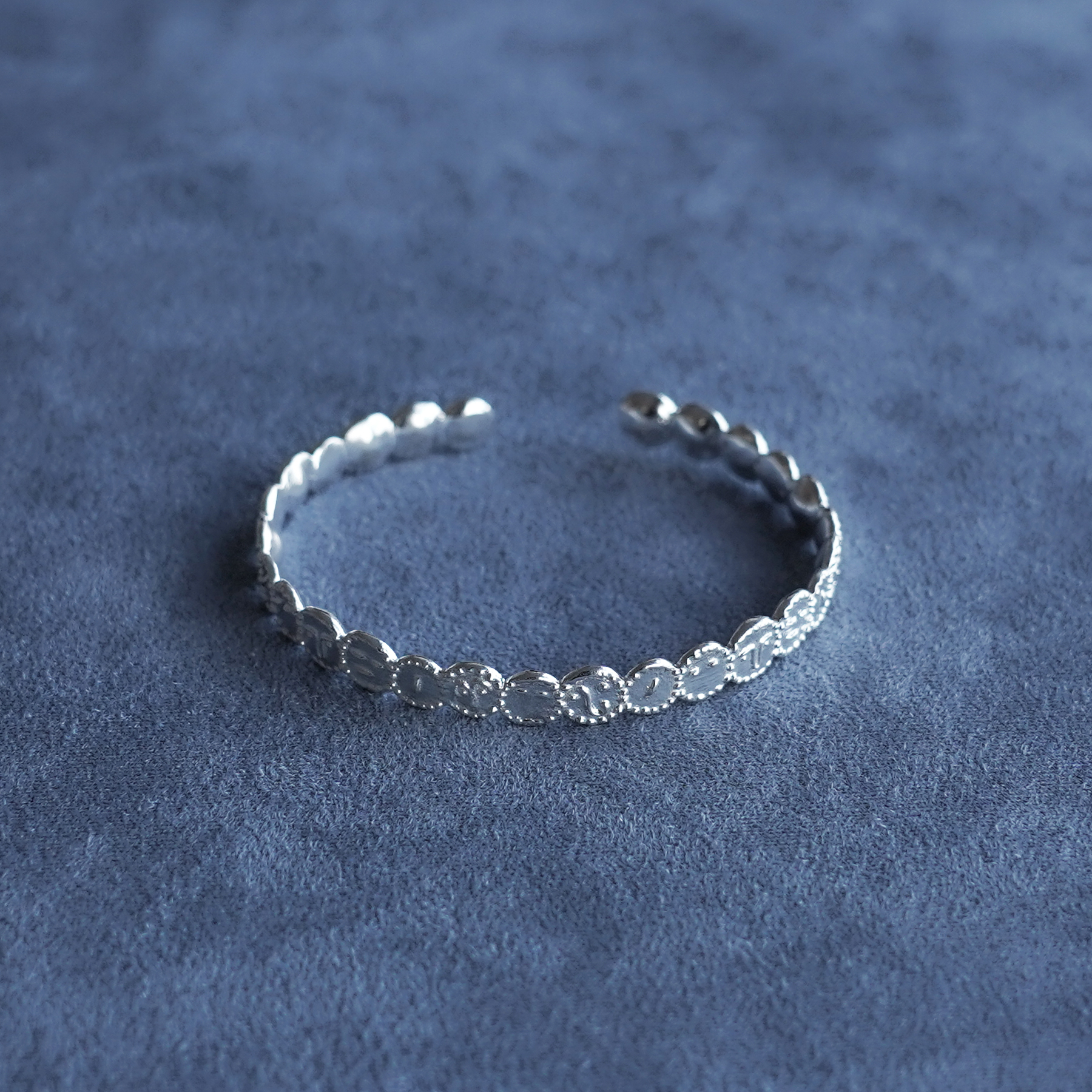 SALE E PEPE 胡椒盐 纯银表情手镯