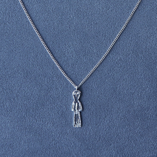 SALE E PEPE胡椒盐 纯银使者吊坠项链