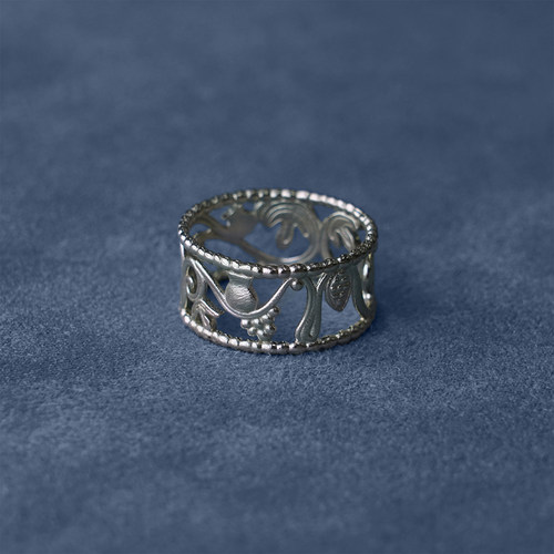 SALE E PEPE胡椒盐·纯银葡萄果园戒指 镀金