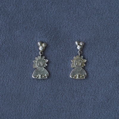 SALE E PEPE胡椒盐·纯银酒神耳环 镀金