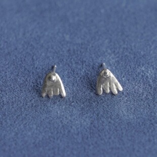 纯银小草耳钉 PEPE胡椒盐 SALE