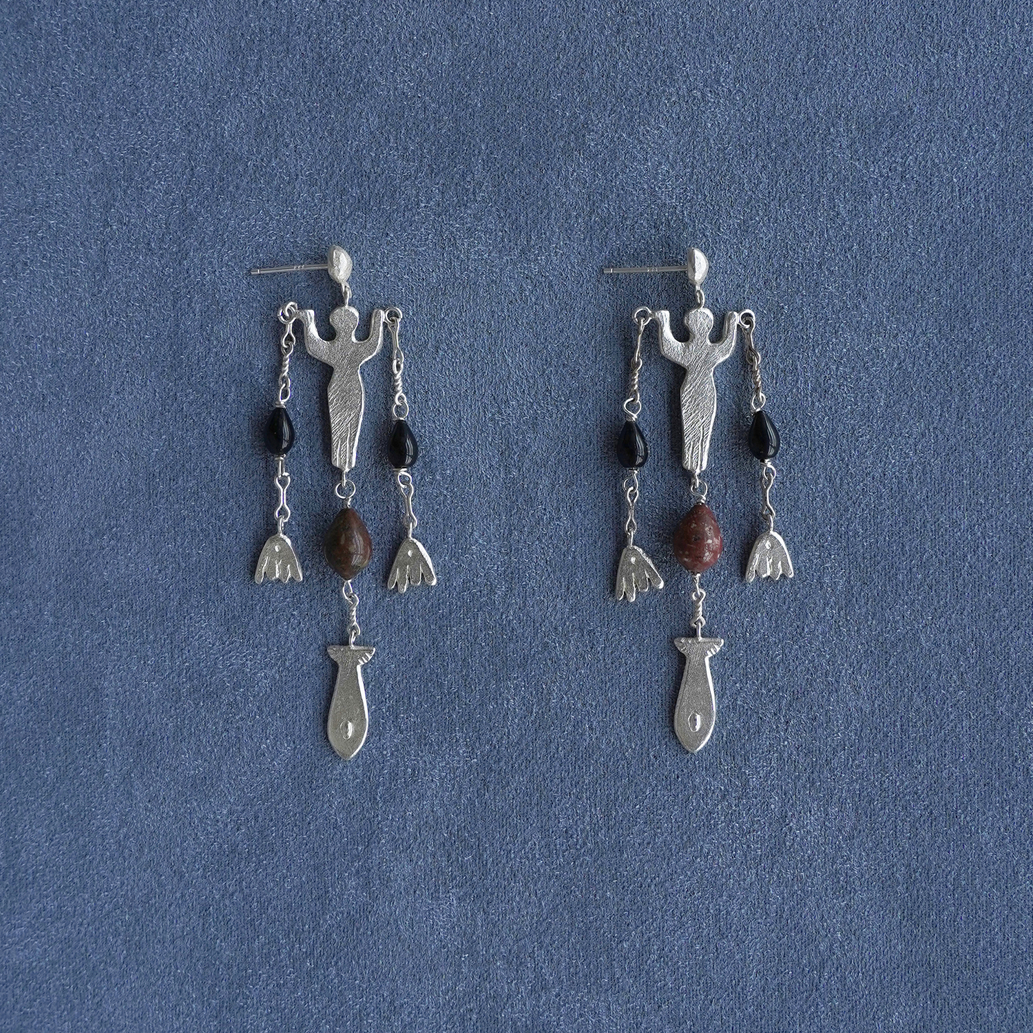 SALE E PEPE胡椒盐 纯银马戏团耳环