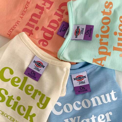 宠物薄款T恤背心清凉舒适防掉毛