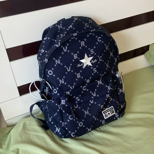 学生老花满印匡威双肩书包