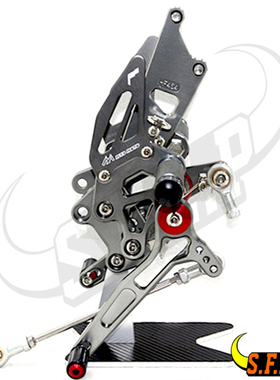 适用川崎 Kawsaki Ninja 250R 2008-2012 改装升高脚踏 脚套总成