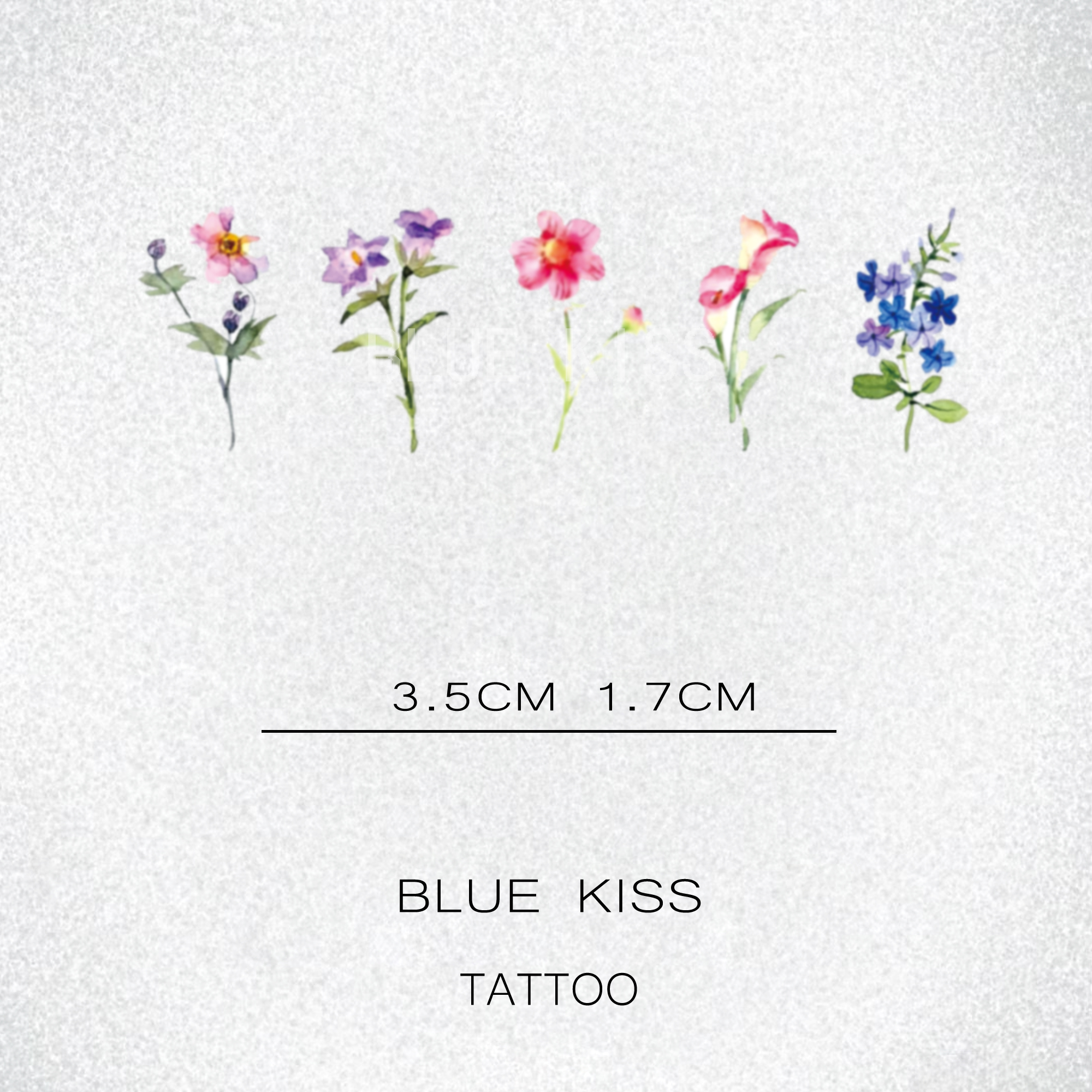 彩色纹身贴持久防水女