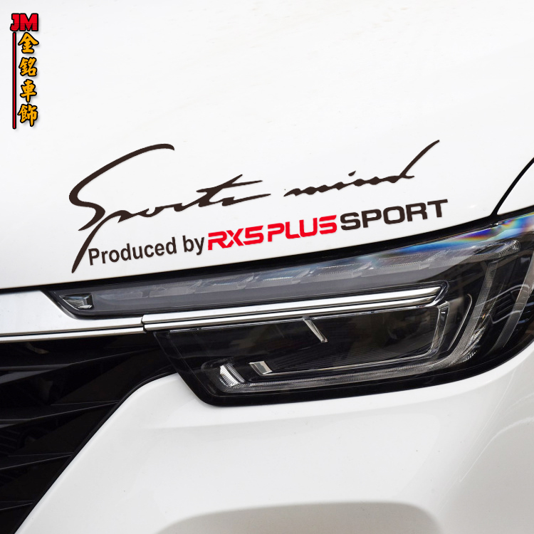 专用于荣威改装灯眉RX5PULS贴纸