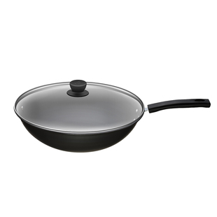 富硒康老式铁锅家用真不锈炒菜锅无涂层电磁炉燃气灶通用厨房用品