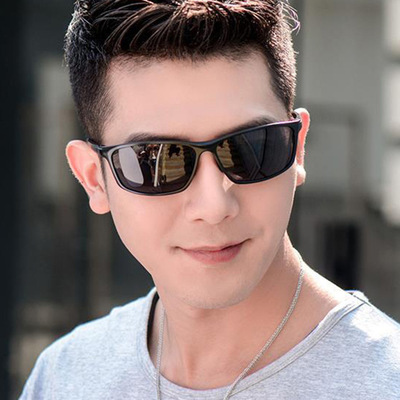 网红男士防紫外线防风墨镜