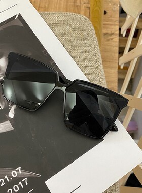 大框方正拍照踏青徒步防强光男女墨镜防晒骑行遮阳开车太阳眼镜潮