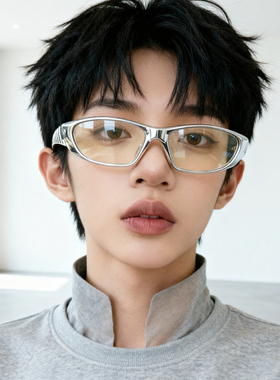 未来感痞帅户外登山跑步太阳镜男个性骑行护目墨镜女潮马拉松眼镜