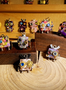 蒸汽朋克手工DIY项链毛情侣礼品