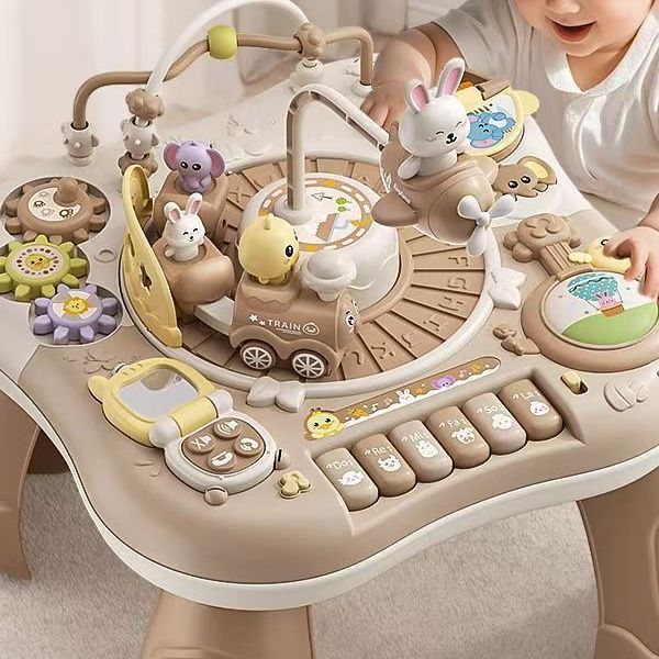 早教游戏桌幼儿童多功能益智宝宝学习婴儿玩具台六个月2男孩1-3岁