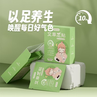 Risenew艾草睡眠足贴脚贴呵护上班疲惫双足吸湿气5对装