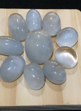 天然兔毛水晶稀有蓝兔毛大裸石蛋面戒指手链项链吊坠等diy配件