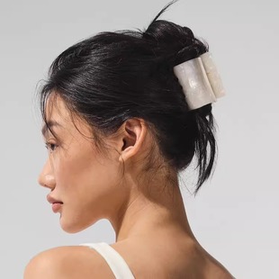 两件装 alo新款 Clip醋酸纤维抓发夹 Claw 鲨鱼夹发饰 Effortless