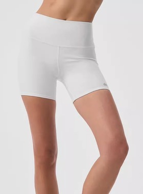 正品alo 5寸AIRBRUSH HIGH-WAIST喷枪高腰骑行短裤 瑜伽跑步运动