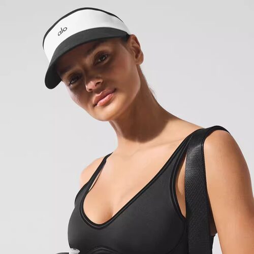 新款alo拼色网球空顶帽运动帽