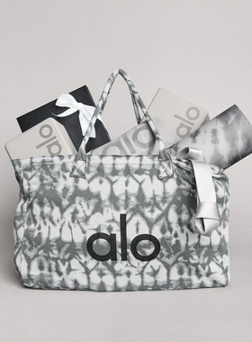 现货正品alo美国街头标志性购物袋 欧阳娜娜单肩瑜伽包 大健身包