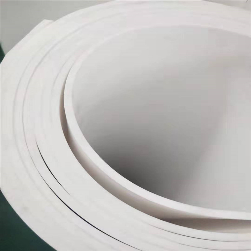 建筑企口压槽条耐老化白色0.5厚聚四氟乙烯楼梯滑动支座垫板定制