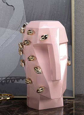 破晓系列人像摆件 北欧轻奢酒柜玄关装饰品 现代简约软装树脂摆件