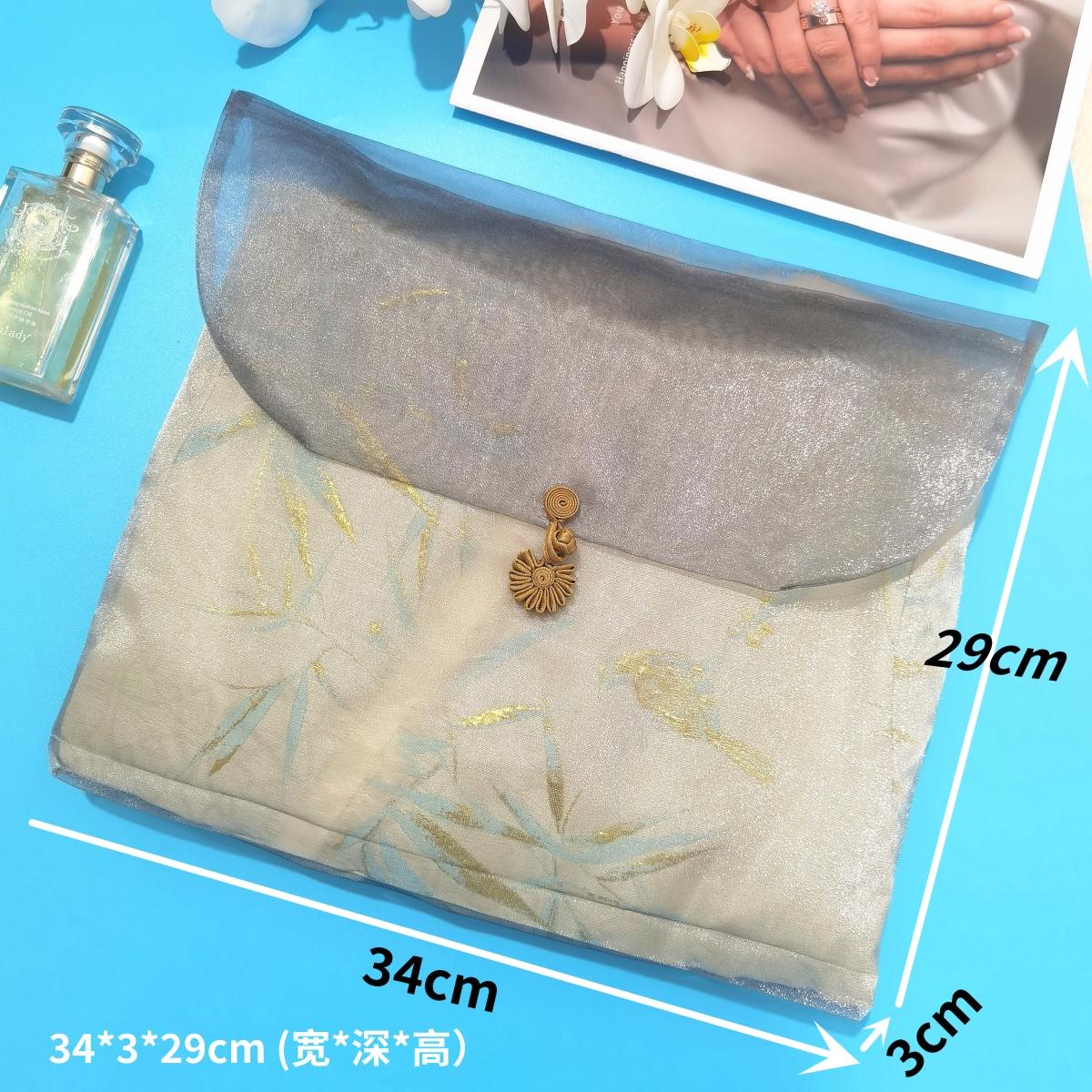 盘扣秋冬中式服装旗袍收纳袋