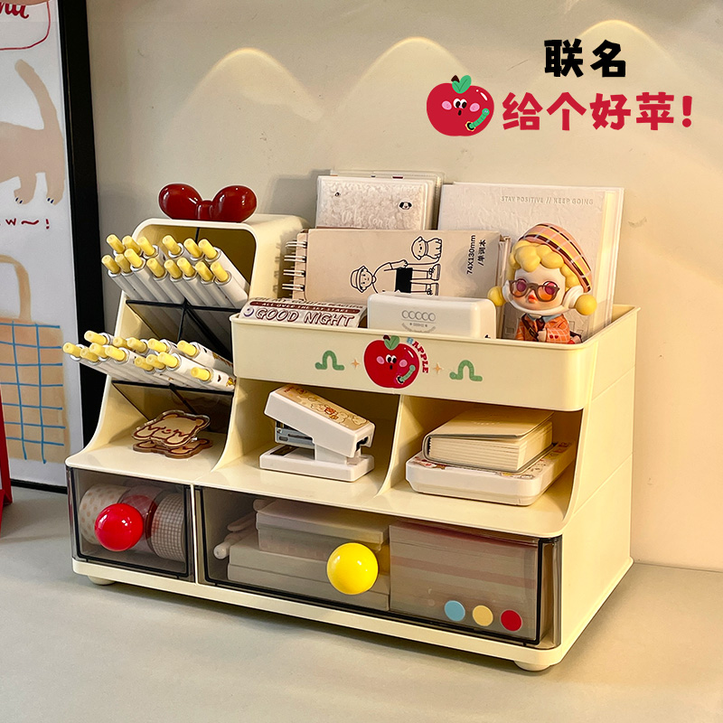 桌面收纳整理神器！分区多功能