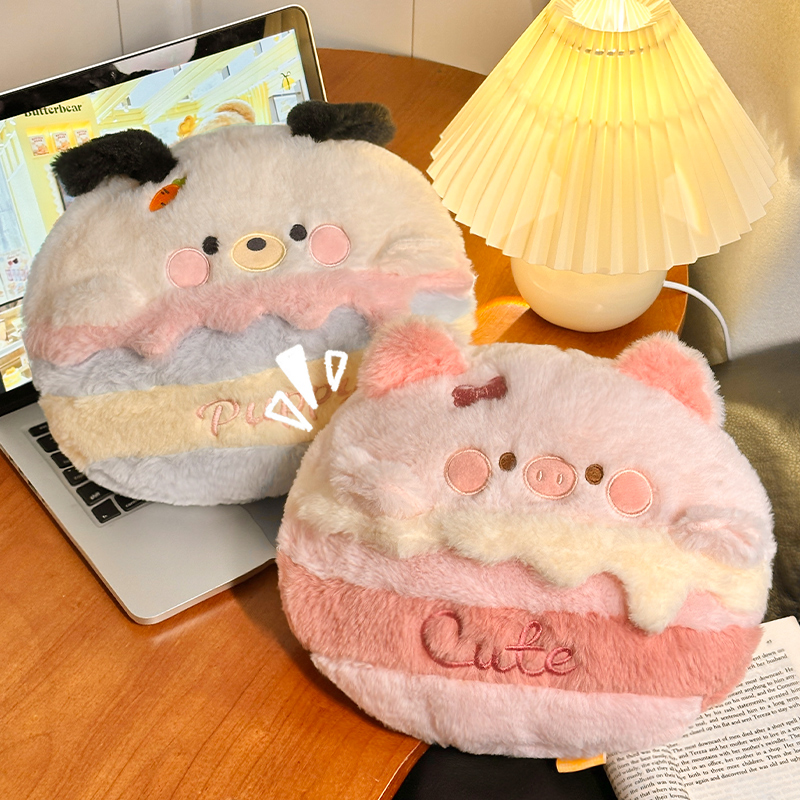 可爱蜜罐电热水袋热敷专用暖水袋